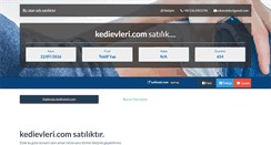 Desktop Screenshot of kedievleri.com